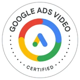Selo de certificação Google Ads Vídeo