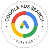 Selo de certificação Google Ads rede de Pesquisa